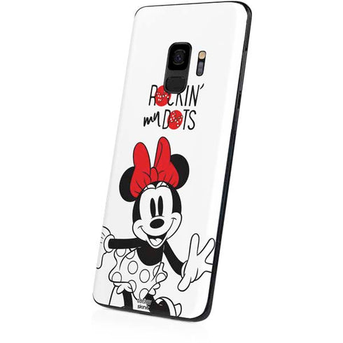 Disney Minnie Mouse Rockin My Dots Galaxy S9 Skin